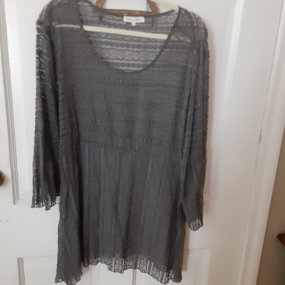 Indigo Soul XL Gray Tunic